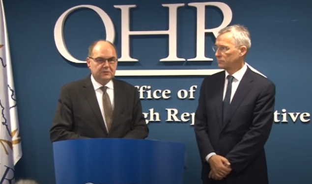 Schmidt i Stoltenberg: Podrška evroatlantskim aspiracijama BiH