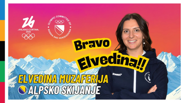 OK BiH: Elvedina, ponosni smo na tebe!