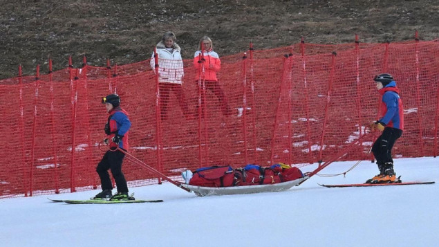 Muzaferija 37. u Garmisch-Partenkirchenu, težak pad austrijske skijašice Ortlieb
