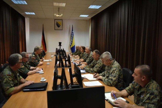Delegacija njemačkog Bundeswhera posjetila Zajednički stožer Oružanih snaga BiH