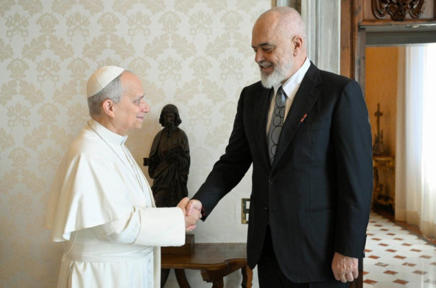 Papa Lav i Edi Rama razgovarali o Balkanu i evropskom putu Albanije