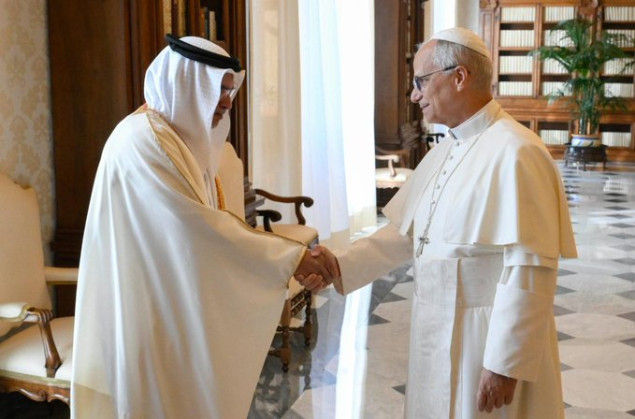 Papa Lav i prestolonasljednik Bahreina o situaciji na Bliskom istoku