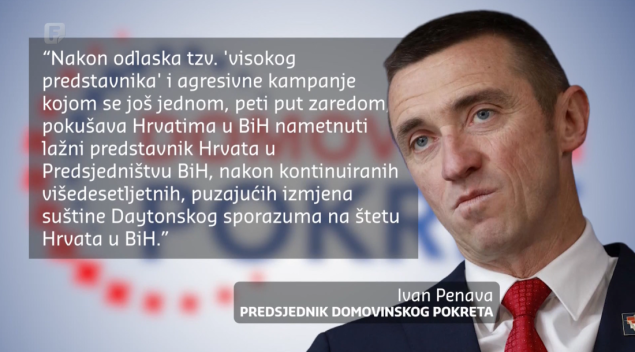 Domovinski pokret traži treći entitet u BiH, Plenković tvrdi da nije znao za deklaraciju