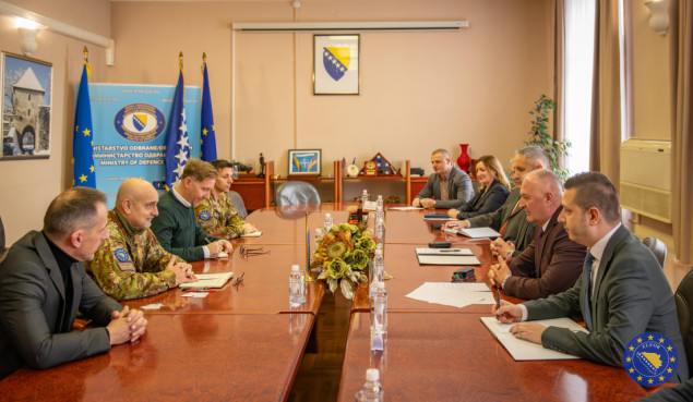 Sastanak komandanta EUFOR-a sa ministrom Helezom i zamjenicima