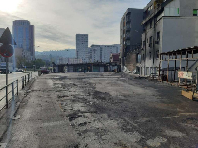 Pijaca Kvadrant očišćena nakon požara, očekuje se da ubrzo počne s radom