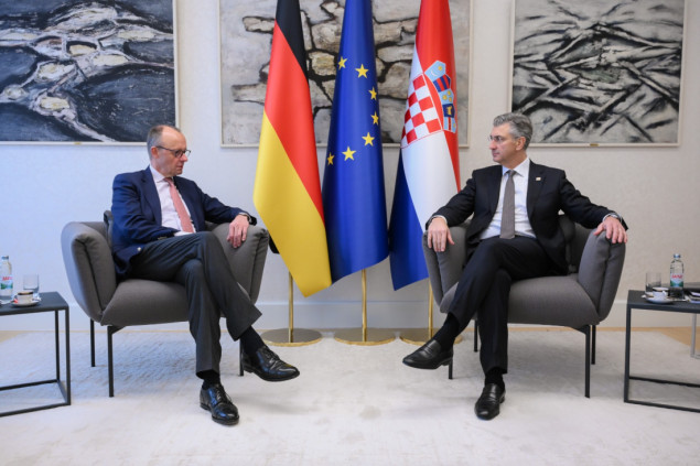 Plenković s Merzom: Jugoistok Evrope ne smije biti izložen utjecaju drugih globalnih aktera
