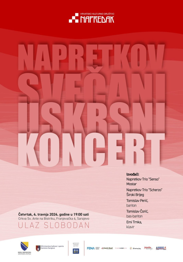 Sarajevo: Uskoro Napretkov svečani uskrsni koncert