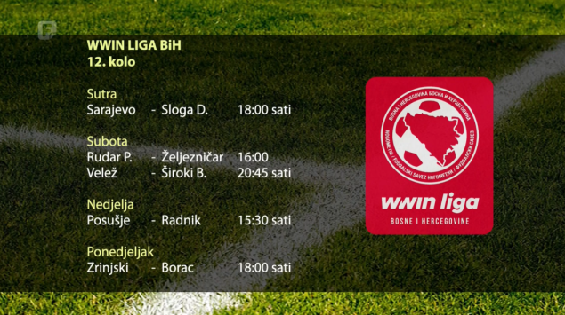 Sarajevo i Sloga u petak otvaraju 12. kolo Premijer lige BiH