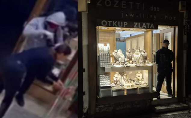 Tri osobe osuđene na ukupno 12 godina zatvora za razbojništvo u zlatarskoj radnji u Saračima