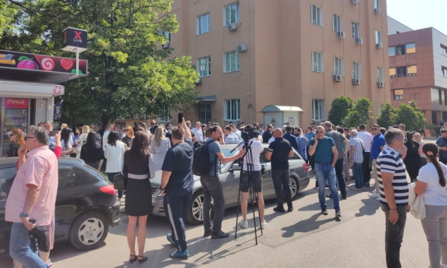 Protest podrške Miličeviću, lider SDS-a pred tužiocima