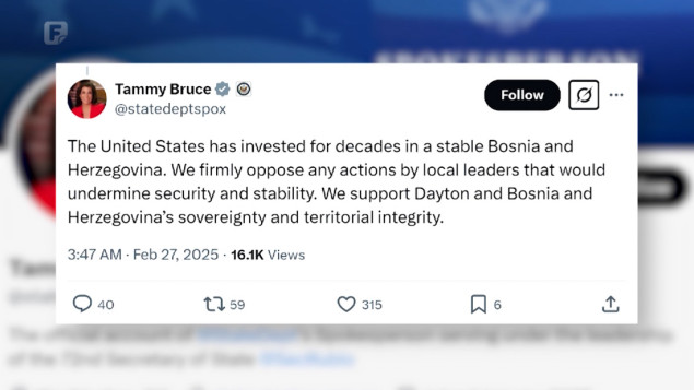 State Department podržao osuđujuću presudu Dodiku