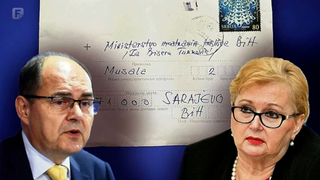 Prijeteće pismo iz Srbije ministrici vanjskih poslova i visokom predstavniku u BiH