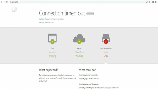 Stranica Parlamentarne skupštine BiH i serveri pod hakerskim napadom