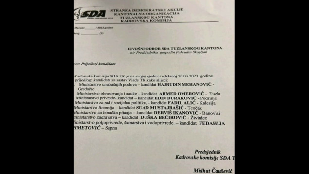 Zvanično – FTV donosi imena kandidata za ministre u Vladi TK-a