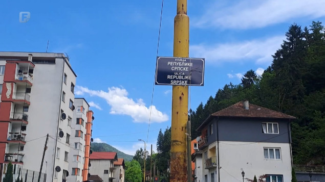 U Srebrenici table s promijenjenim imenima ulica