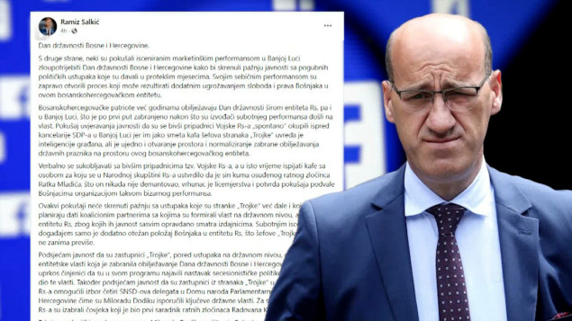 Salkić o odlasku Trojke u Banjaluku: Pokušali skrenuti pažnju s pogubnih političkih ustupaka