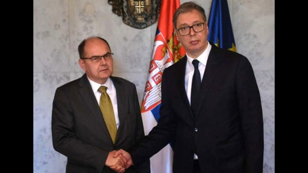 Vučić sa Schmidtom: Sve suprotno Dejtonskom sporazumu Srbija neće podržati