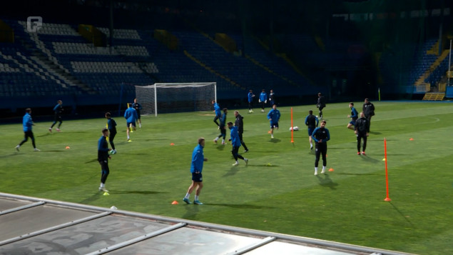 Fudbaleri reprezentacije BiH trenirali na Grbavici u okviru priprema za meč protiv Ukrajine