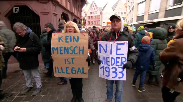 Nijemci masovno na demonstracijama protiv krajnje desnice