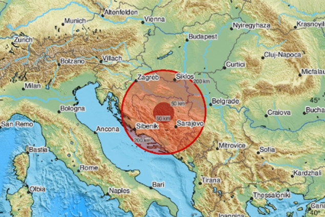 Jak zemljotres pogodio područje Željeznog Polja kod Zenice