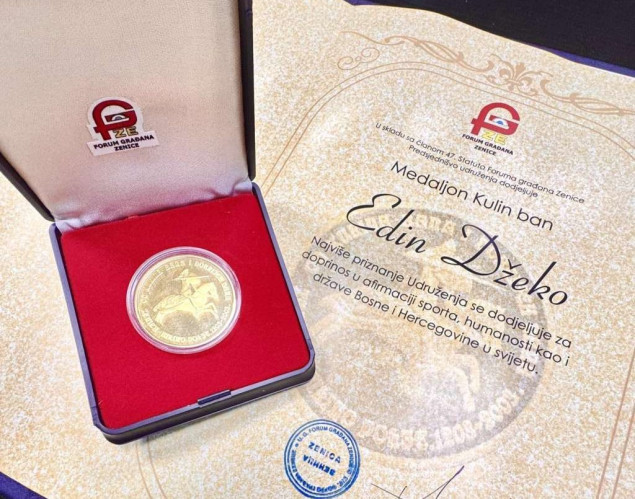 Forum građana Zenice dodjeljuje Medaljon Kulina bana Edinu Džeki