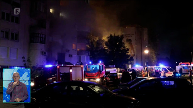 Požar u stambenoj zgradi u mostarskom naselju Tekija