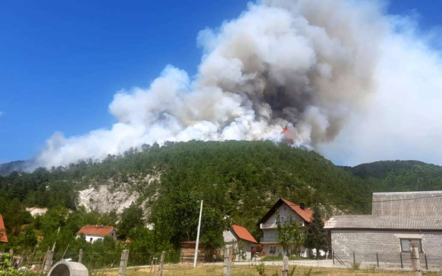 Veliki požar kod Prozor-Rame, zatražena međunarodna pomoć