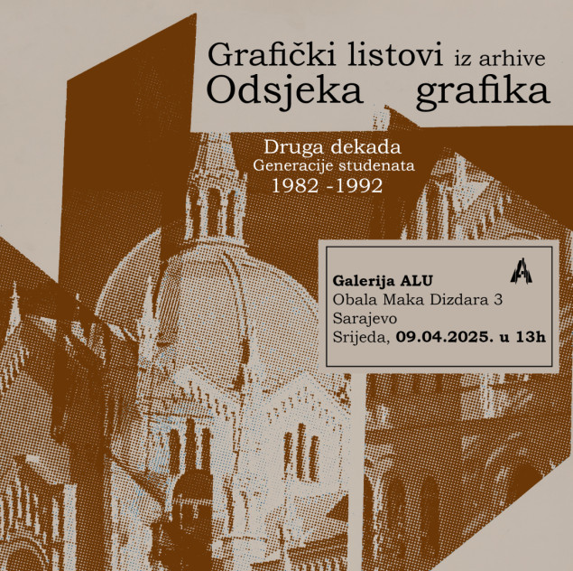 Izložba grafičkih listova iz sarajevske Akademije likovnih umjetnosti