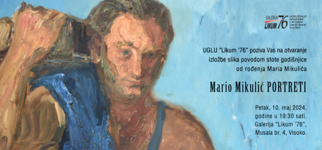 Visoko: U petak izložba ''Portreti'' Marija Mikulića