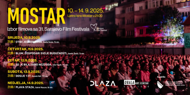 Izbor filmova iz programa 31. Sarajevo Film Festivala u Mostaru