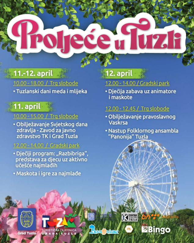 Bogat sadržaj drugog vikenda 'Proljeća u Tuzli 2026'