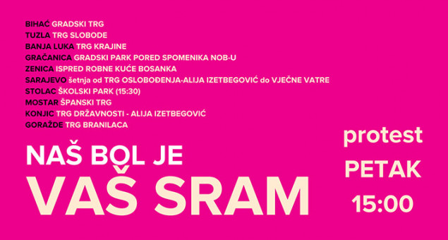 Danas protesti upozorenja na ozbiljnost problema femicida