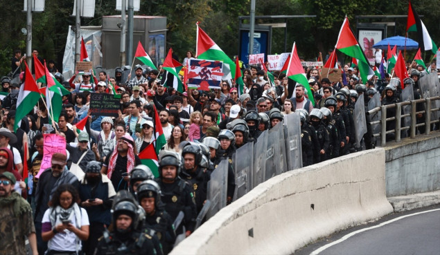 Propalestinski demonstranti marširali u Mexico Cityju u znak podrške Gazi