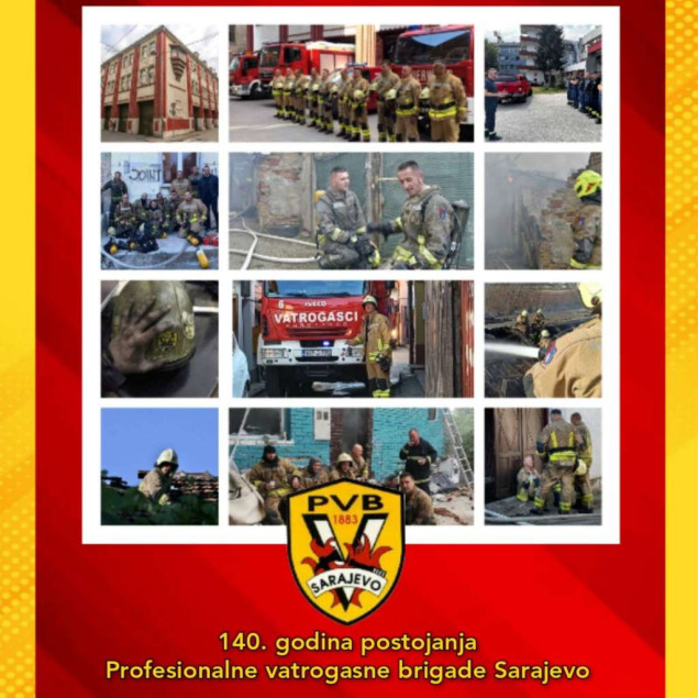 Sindikat obilježio 140 godina uspješnog postojanja Profesionalne vatrogasne brigade KS