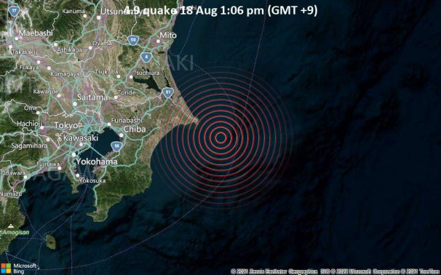 Jak zemljotres pogodio Japan