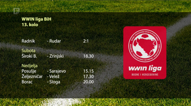 Počelo 13. kolo: Radnik savladao Rudar