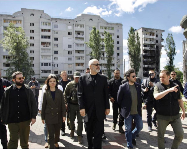 Rama i Abazović u Kijevu: Posjetili Borodjanku i Irpin