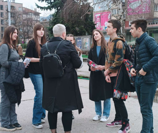 Ulična akcija, radionica i promocija brošure 'Imam pravo biti sigurna' povodom Dana žena