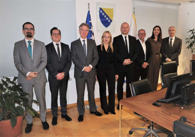 Posjeta britanskog ambasadora Visokom sudskom i tužilačkom vijeću BiH