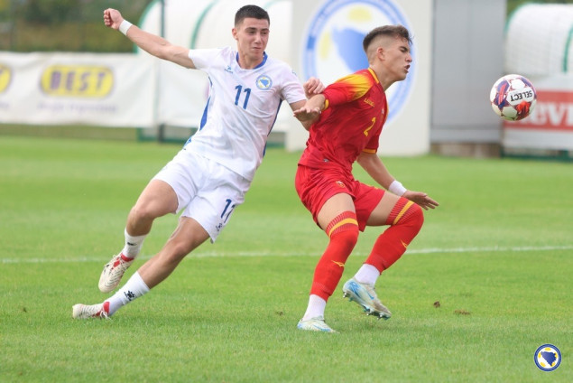 U17 BiH remizirala sa Crnom Gorom