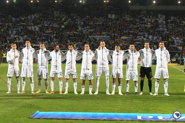 Nogometna reprezentacija BiH na 58. mjestu FIFA rang liste