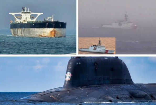 Rusija rasporedila ratne brodove i podmornicu kako bi pratila tanker koji SAD pokušava presresti u sjevernom Atlantiku
