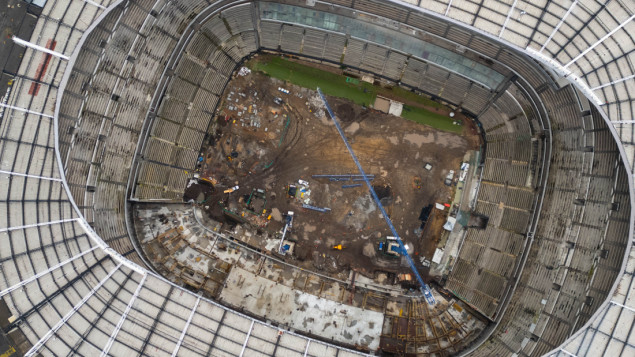 Stadion Azteca uoči otvaranja Svjetskog prvenstva 2026. godine