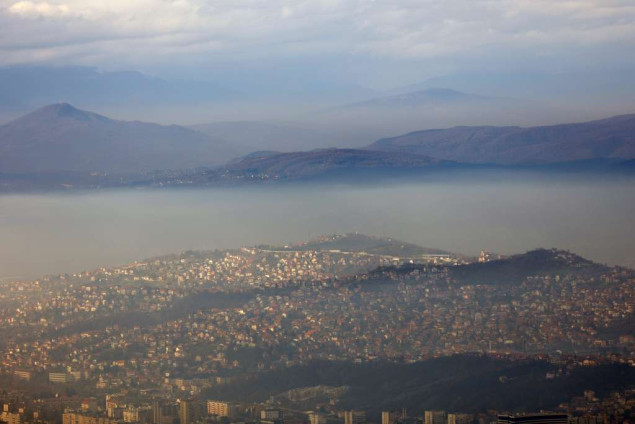Kanton Sarajevo: Visoke koncentracije PM10 čestica u zraku