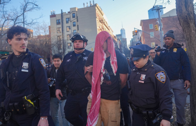 Protest u New Yorku zbog pritvaranja palestinskog studenta Mahmouda Khalila
