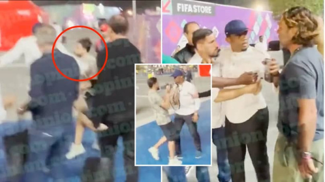 Samuel Eto'o ispred stadiona u Dohi udario i oborio muškarca na zemlju