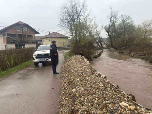 Vodostaj rijeke Sane rapidno raste, Civilna zaštita Općine Sanski Most u pripravnosti