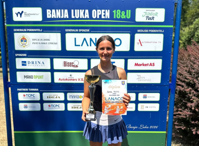 Mlada Sara Tripić osvojila  prvu titulu iz svjetskog juniorskog kalendara