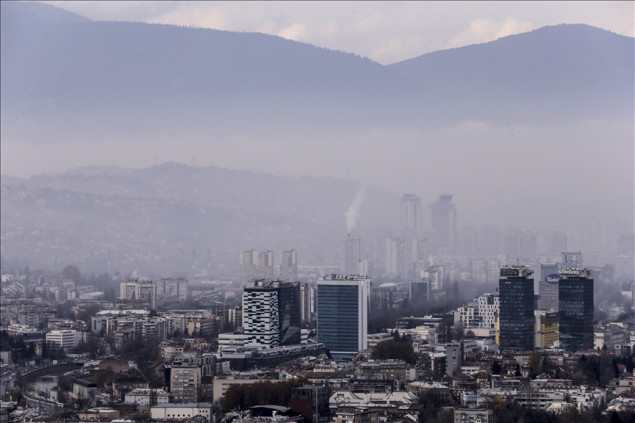 Sarajevo jutros najzagađeniji grad u BiH, zrak vrlo nezdrav za stanovništvo