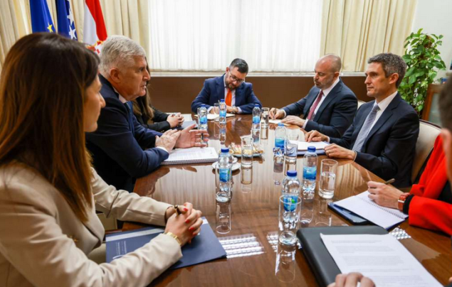 Fleming s Čovićem razgovarao o očuvanju stabilnosti BiH i Južnoj interkonekciji